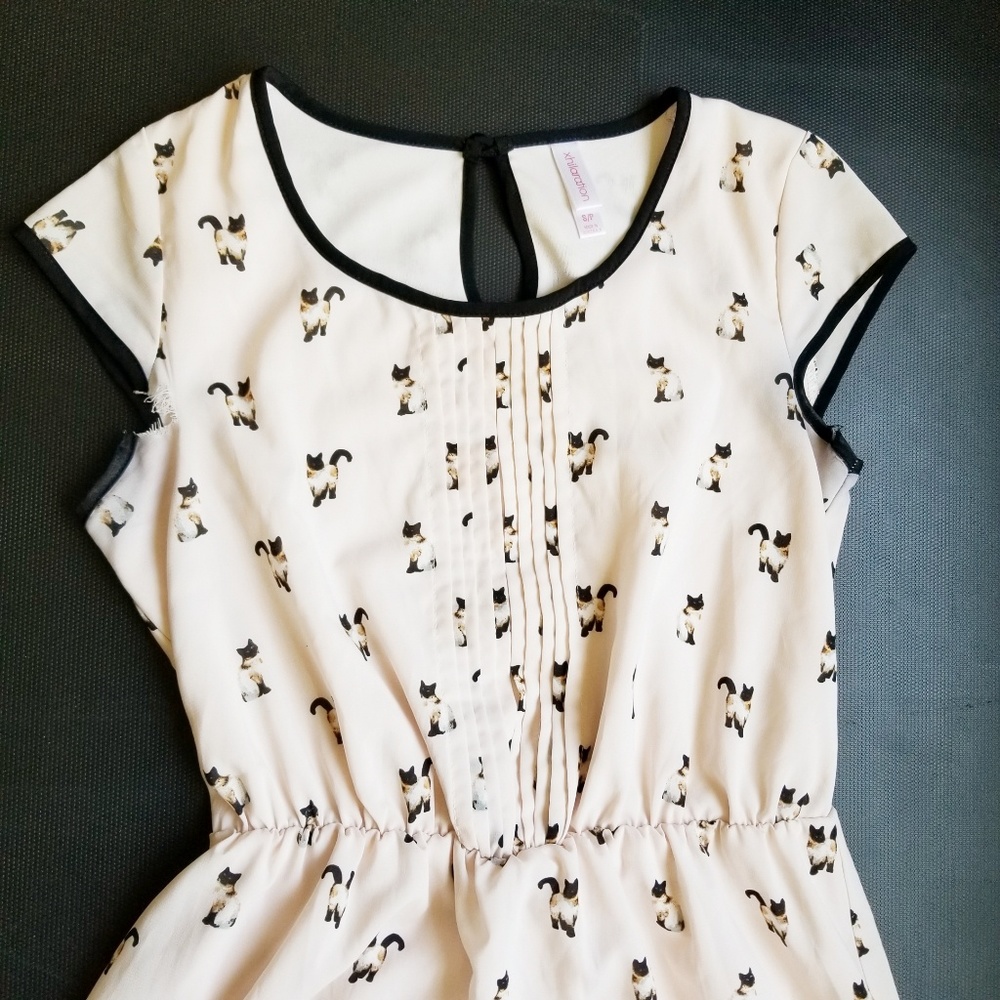 Cute Siamese cat dress by Xhilaration